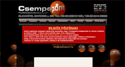 Desktop Screenshot of csempepont.hu