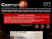 Tablet Screenshot of csempepont.hu